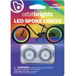 Led spaakverlichting voor fietsen OrbitBrightz Muliticolor 2stks