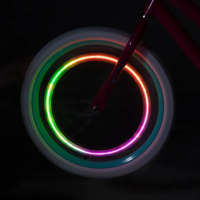 Led spaakverlichting voor fietsen OrbitBrightz Muliticolor 2stks