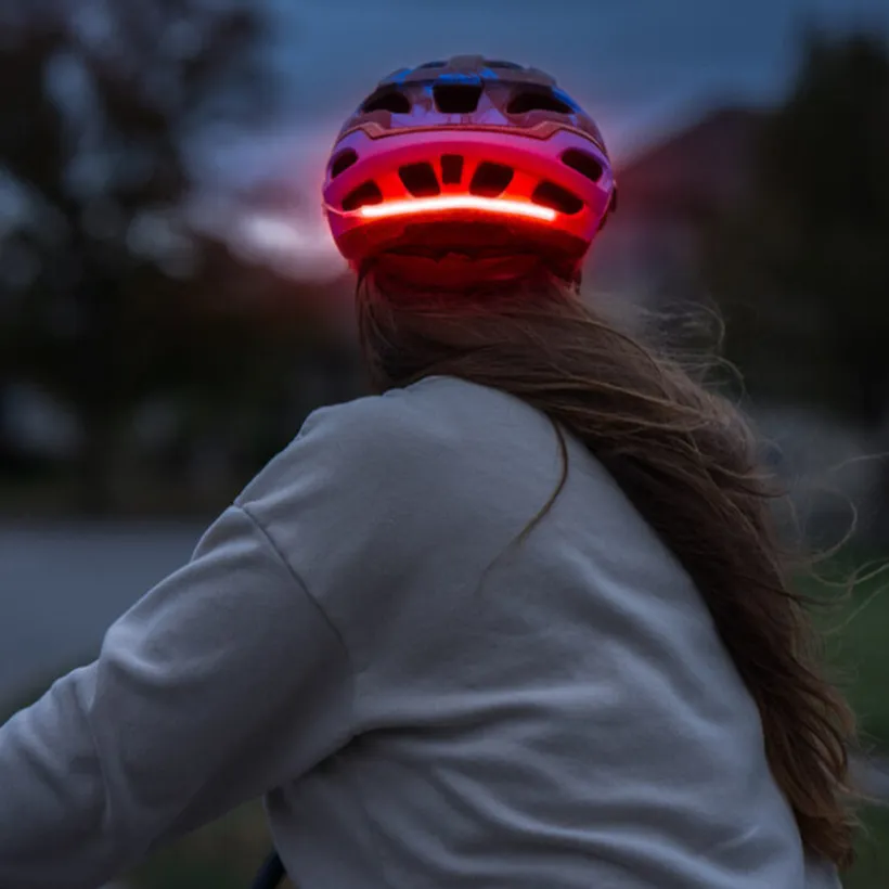LED Verlichting voor fietshelmen Helmet Brightz Rood