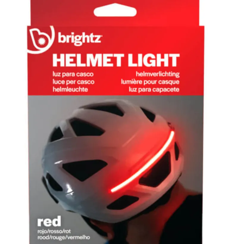 LED Verlichting voor fietshelmen Helmet Brightz Rood
