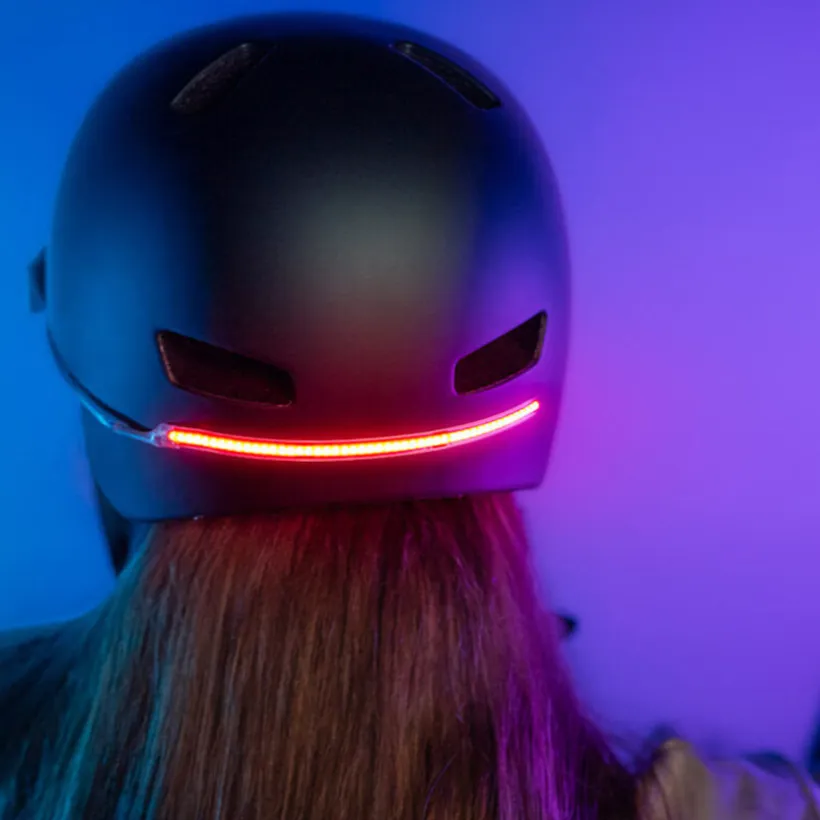 LED Verlichting voor fietshelmen Helmet Brightz Rood