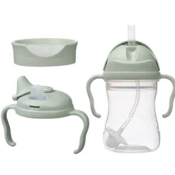 Leerbeker 3-in-1 240ml Saliegroen