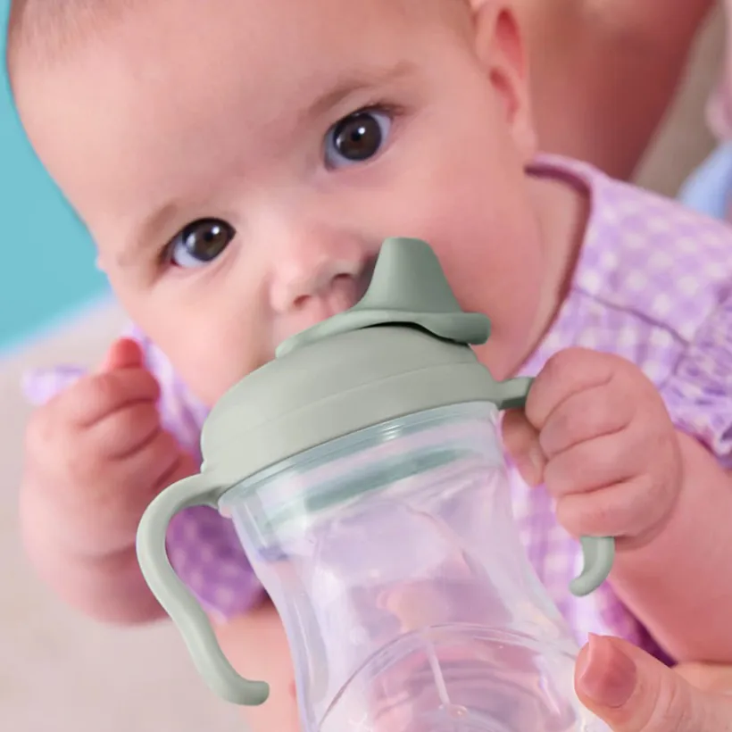 Leerbeker 3-in-1 240ml Saliegroen