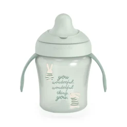 Leeropvangbeker voor baby Wonderland 200 ml groen