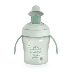 Leeropvangbeker voor baby Wonderland 200 ml groen
