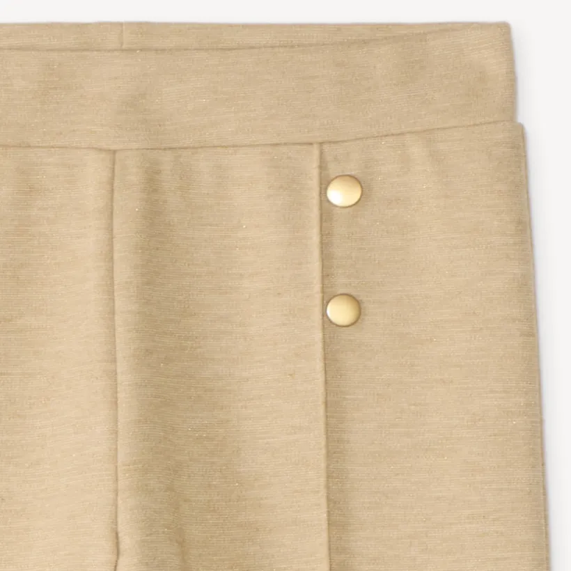 Legging meisje Milano met gouden lurex