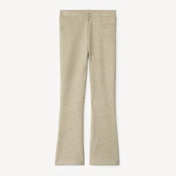 Legging met geribbelde structuur en uitlopende pasvorm meisjes