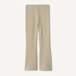 Legging met geribbelde structuur en uitlopende pasvorm meisjes