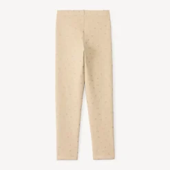 Legging met glinsterende alloverprint en sherpa-voering meisjes