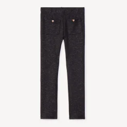Legging milano met lurex en hartnagels meisjes