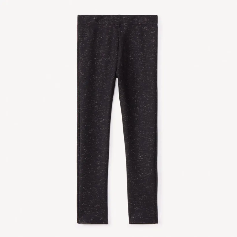 Legging milano met lurex en hartnagels meisjes