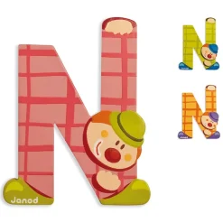 Letter Clown N