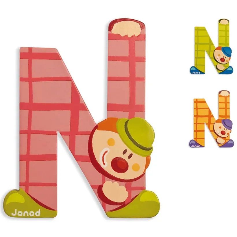 Letter Clown N