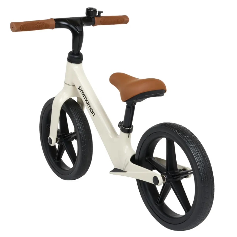 Lichtgewicht loopfiets - Ecru en bruin