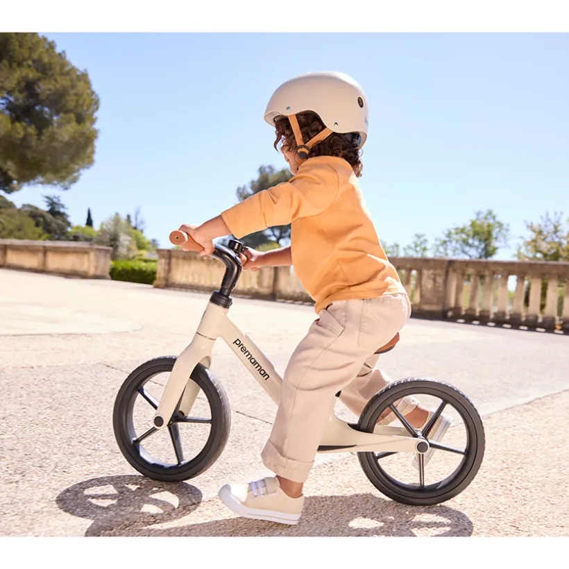 Lichtgewicht loopfiets - Ecru en bruin