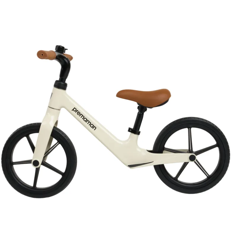 Lichtgewicht loopfiets - Ecru en bruin