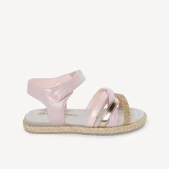 Lila glitter sandalen meisjes