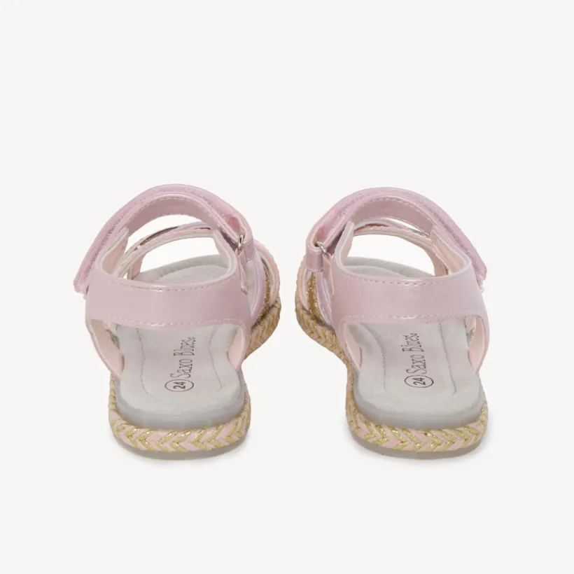 Lila glitter sandalen meisjes