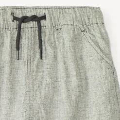 Linnen chino bermuda voor jongen