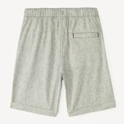 Linnen chino bermuda voor jongen