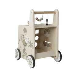 Little Savane houten loopwagen met speelse activiteiten en kantelbeveiliging