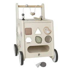 Little Savane houten loopwagen met speelse activiteiten en kantelbeveiliging