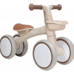 Loopfiets Luna 1ste leeftijd Ecru Wit