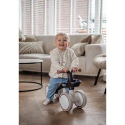 Loopfiets Luna 1ste leeftijd Ecru Wit