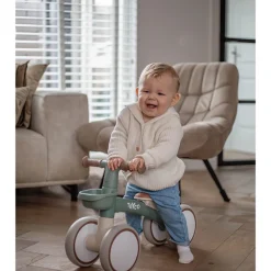 Loopfiets Luna 1ste leeftijd Ecru Wit