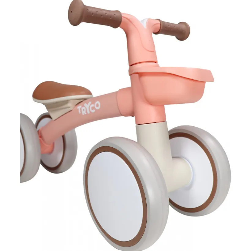 Loopfiets Luna 1ste leeftijd Roze