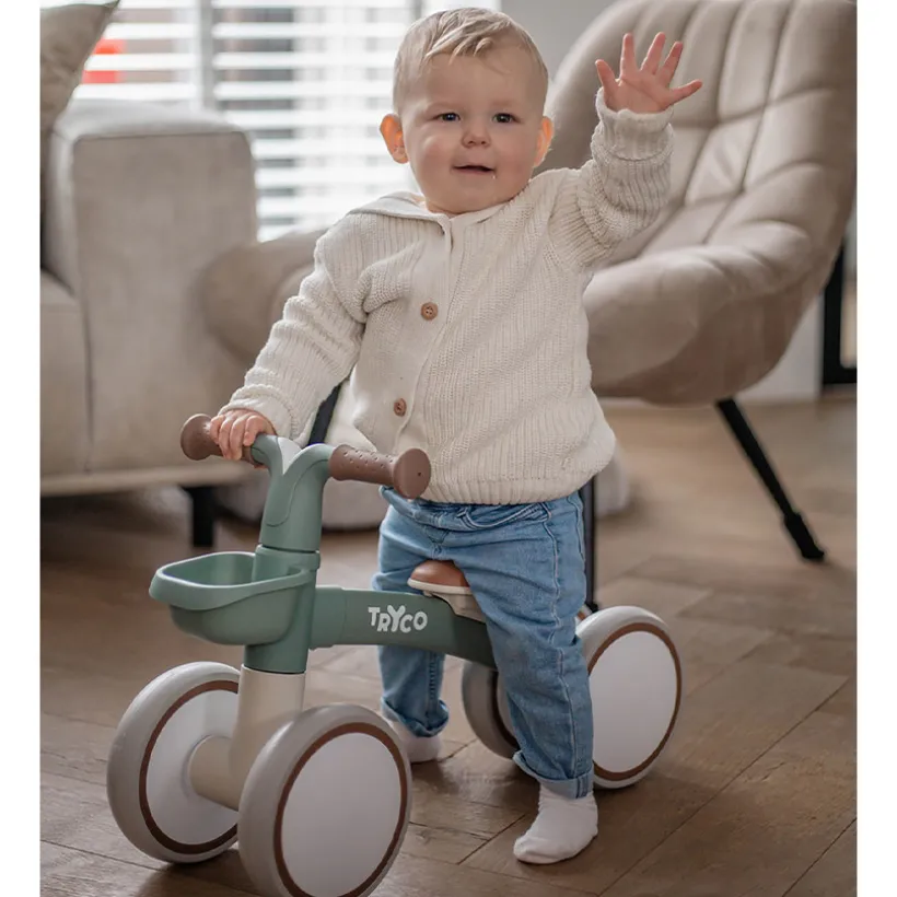 Loopfiets Luna 1ste leeftijd Stonegreen