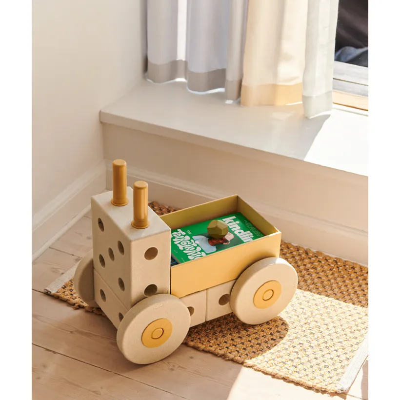 Loopwagen babywalker 3-in-1 Sand Grey/Honey Yellow