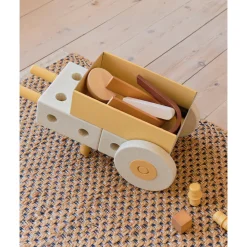 Loopwagen babywalker 3-in-1 Sand Grey/Honey Yellow