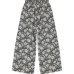 Losse en vloeibare bloemenprint broek meisjes