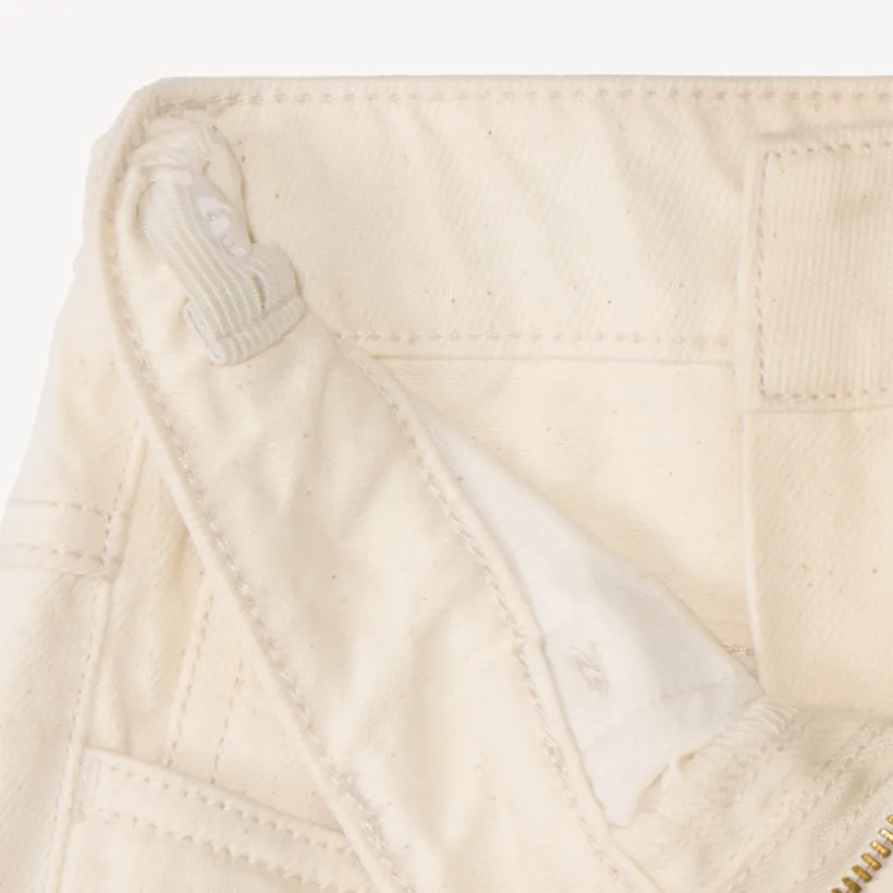 Losse jeans in denim met cargo-stijl en zakken meisjes