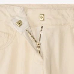 Losse jeans in denim met cargo-stijl en zakken meisjes
