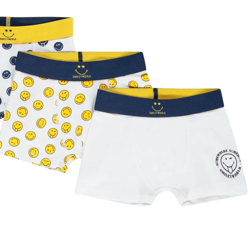 Lot de 3 boxers SmileyWorld garçon