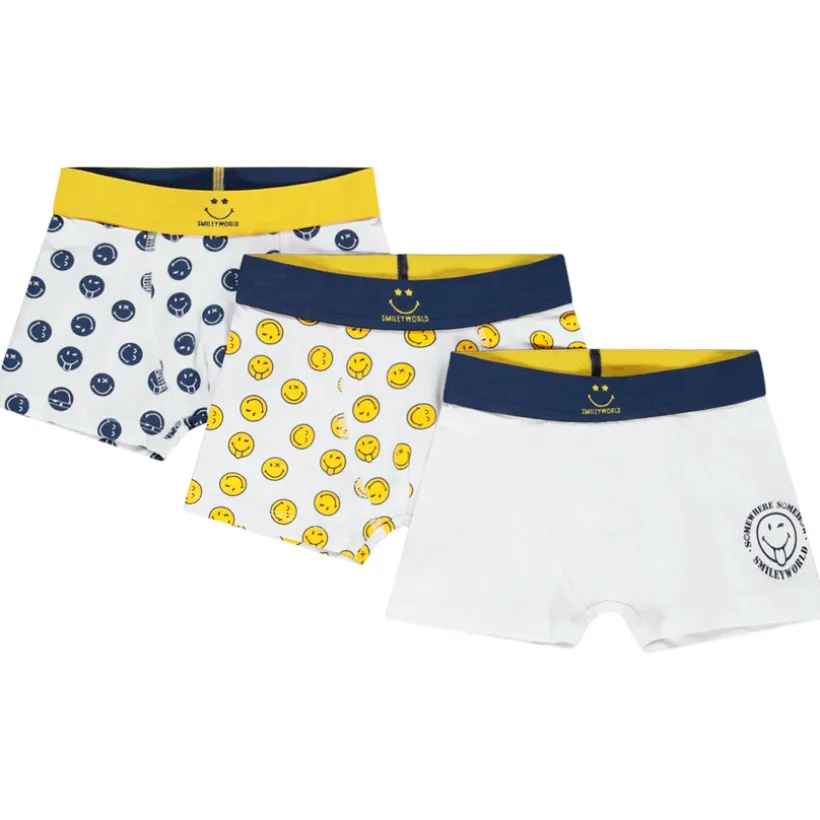 Lot de 3 boxers SmileyWorld garçon
