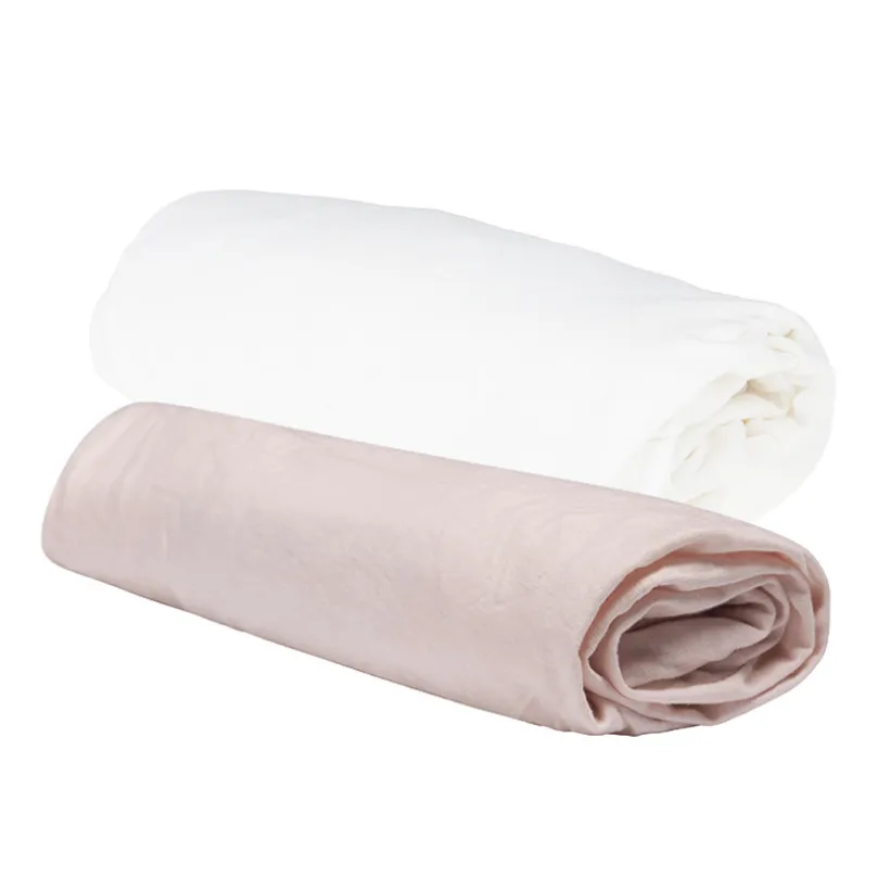 Lot de 2 draps housses - 60x120 cm