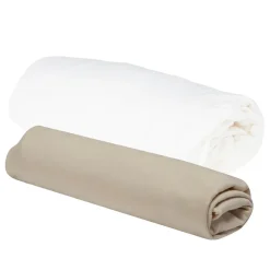 Lot de 2 draps housse - 70 x 140 cm