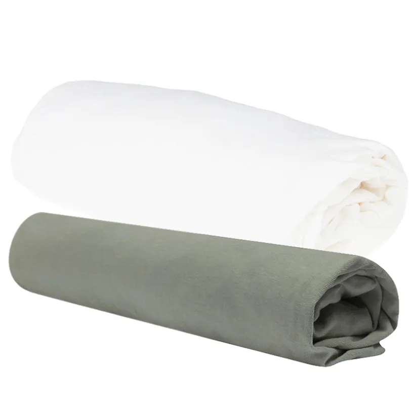 Lot de 2 draps housse - 70 x 140 cm