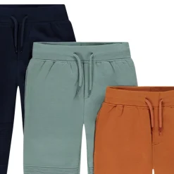Lot de 3 joggings unis en molleton garçon