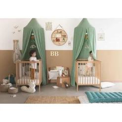Lot de 3 langes en gaze de coton fille