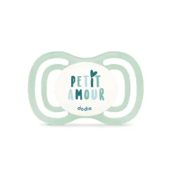Lot de 2 sucettes en silicone anatomique extra fine jour et nuit 0-6M (modèle aléatoire)