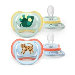 Lot de 2 sucettes en silicone Ultra Air 0-6 mois