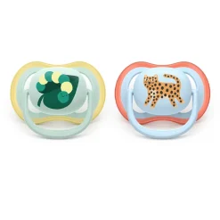 Lot de 2 sucettes en silicone Ultra Air 0-6 mois