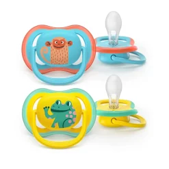 Lot de 2 sucettes Ultra Air en silicone 18M+