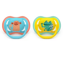 Lot de 2 sucettes Ultra Air en silicone 18M+