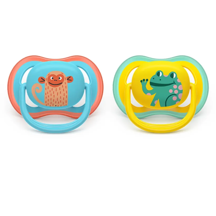 Lot de 2 sucettes Ultra Air en silicone 18M+