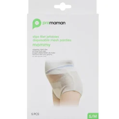 Lot van 5 wegwerpbare uitrekbare slips Maat S/M